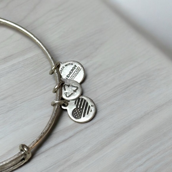 Snowflake Alex and Ani Charm Bangle - Picture 3 of 4